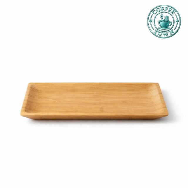 تراي تقديم خشبي من الميلامين