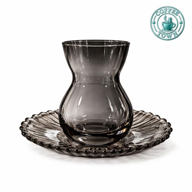 طقم استكانة قهوة فاميه – 12 قطعة (6 استكانة + 6 طبق)