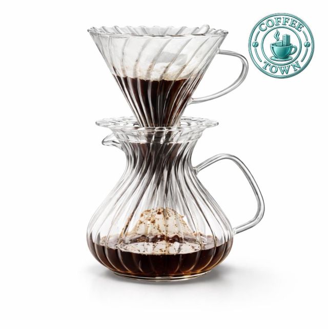 طقم V60 زجاج من Binco