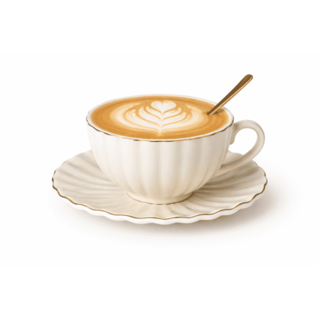 فنجان لاتيه ٢٥٠ مل + ملعقة