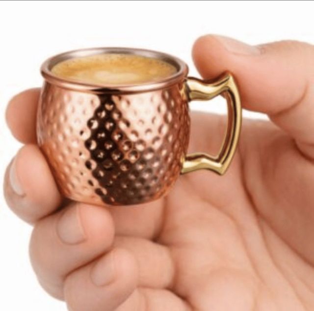 مج اسبريسو من النحاس